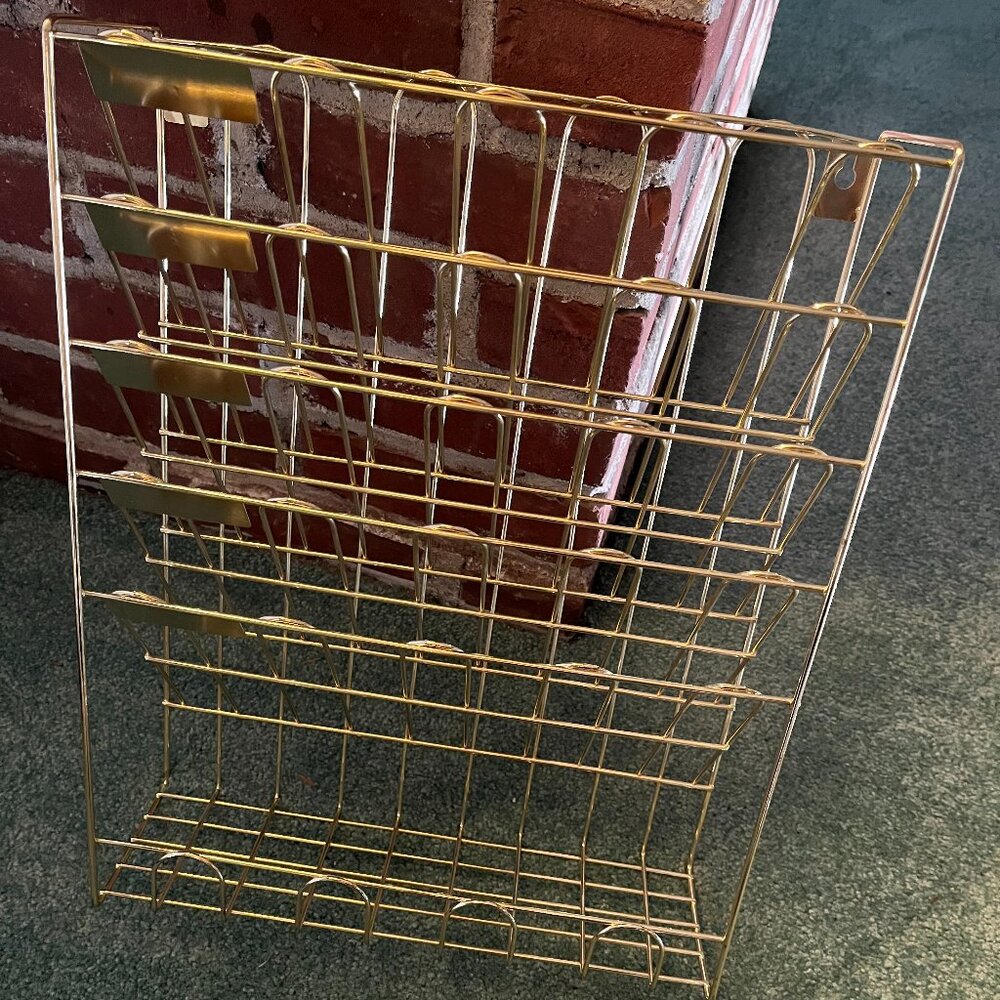 Hanging Gold File Organizer